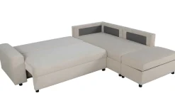 PGS Castel Ecksofa rechts - mit Stauraum - er Rippensamt