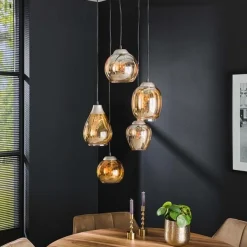 Emob CharismaHängelampe -amber Glas