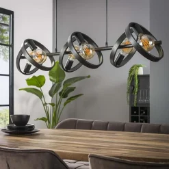 Emob CharlesHängeleuchte für 3 Lichtquellen -Charcoal