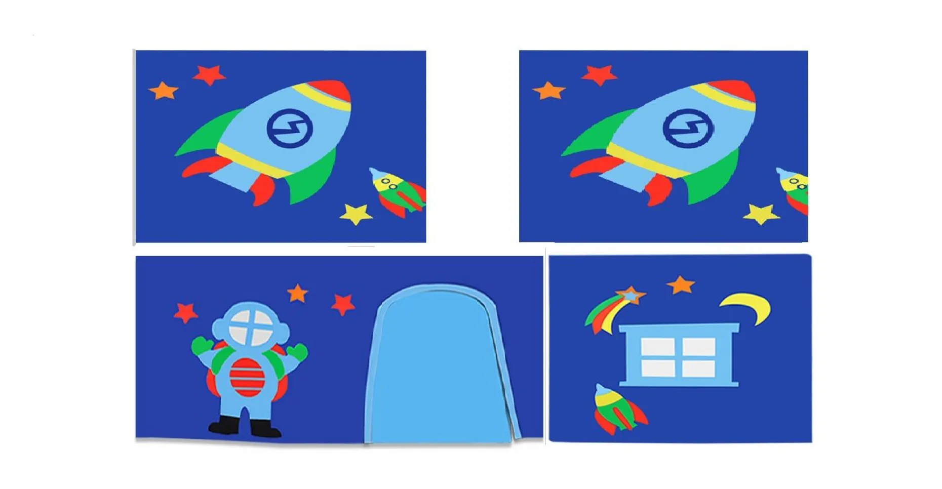 Charlotte Halbhochbett weiß - astro