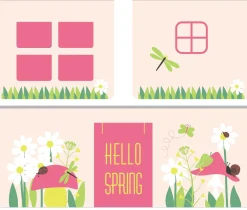 Charlotte Halbhochbett weiß - Frühling