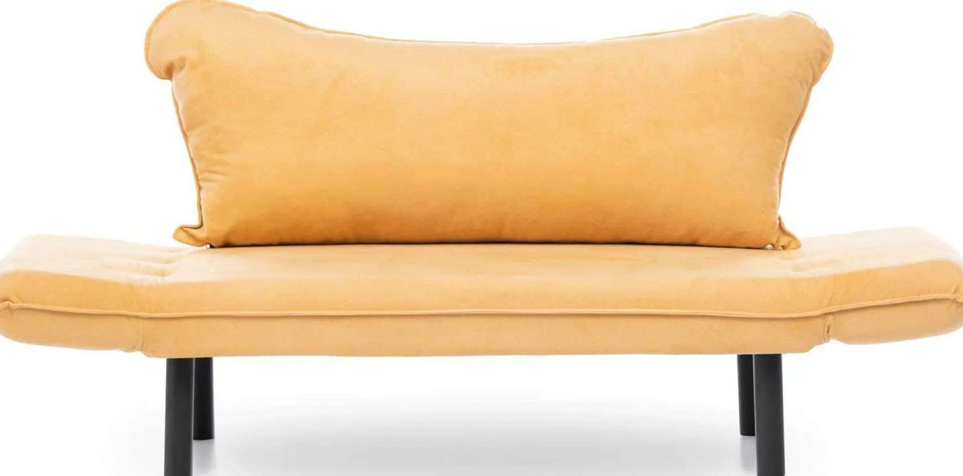 Emob Chatto 2-Sitzer-Schlafsofa | Metallrahmen | Senf