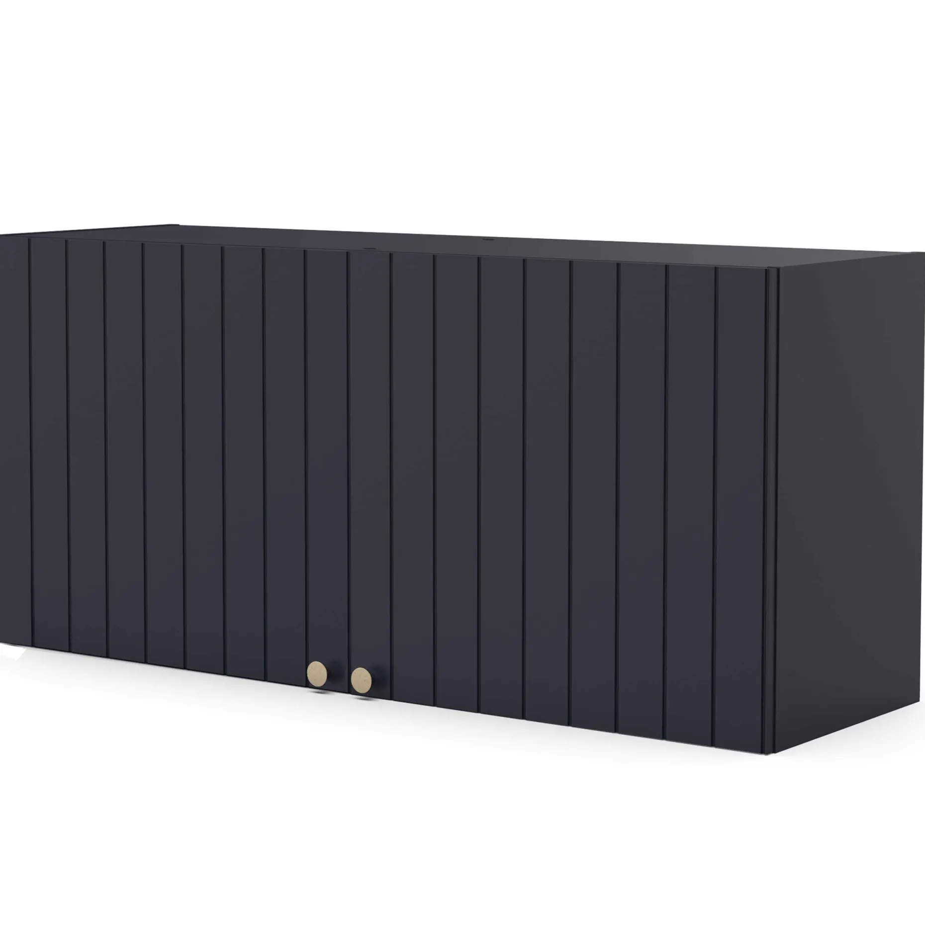 Chester Wandschrank - 120x37x55cm - 2 Türen - indigo