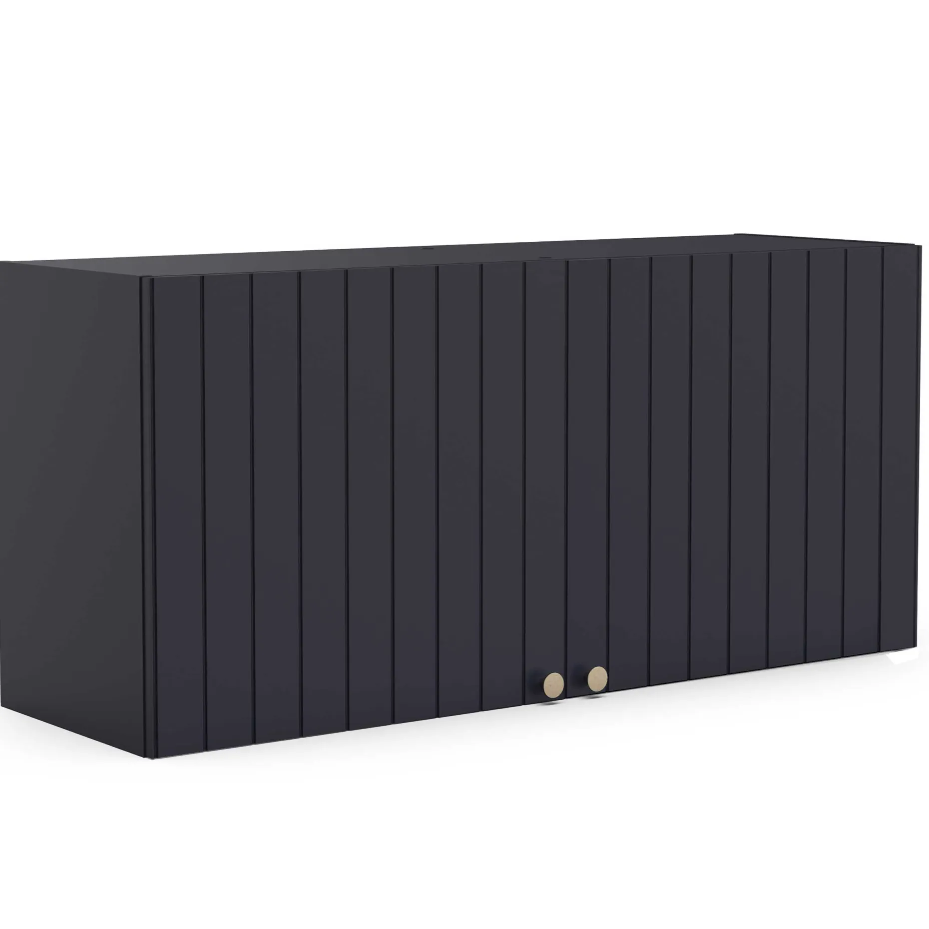 Chester Wandschrank - 120x37x55cm - 2 Türen - indigo