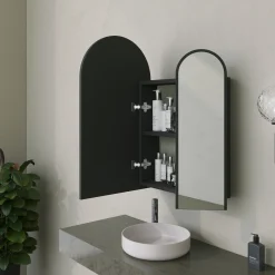 Classe Cabinet Badezimmerschrank | 100 % MDF | Schwarz