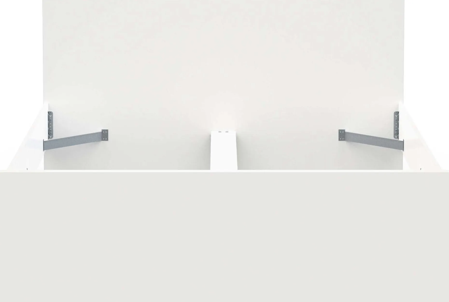 Clyde Doppelbett - 160x200cm - weiß