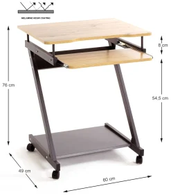 Haku Computertisch | 60 x 49 x 76 cm | Royal Oak Design