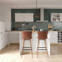 Cottage Oberschrank - 120x37x55cm - 2 Türen - weiß