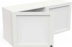 Cottage Oberschrank - 120x37x55cm - 2 Türen - weiß