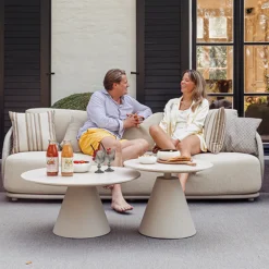 Gescova Couchtisch Amora - Aluminium und Keramik - Ø60x46cm -