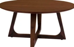 House Nordic Couchtisch aus em Nussbaumfurnier Ø75x36 cm