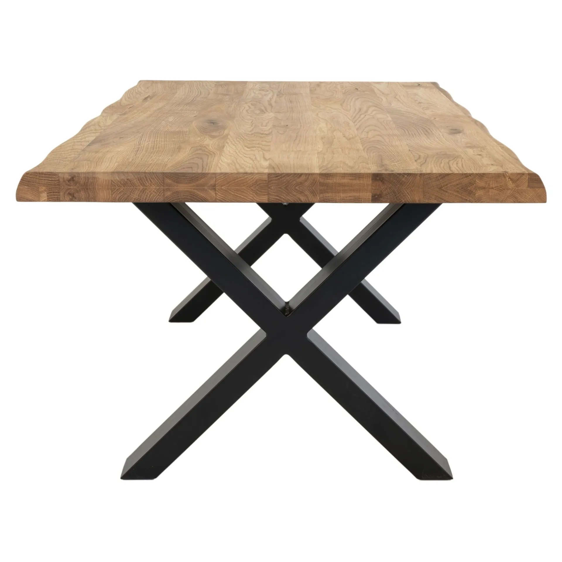 House Nordic Couchtisch aus Eiche Natur mit gewellter Kante