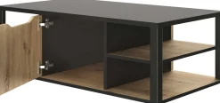 Gautier - Diagone Couchtisch Butch 110x60cm - Eiche Dekor/schwarz