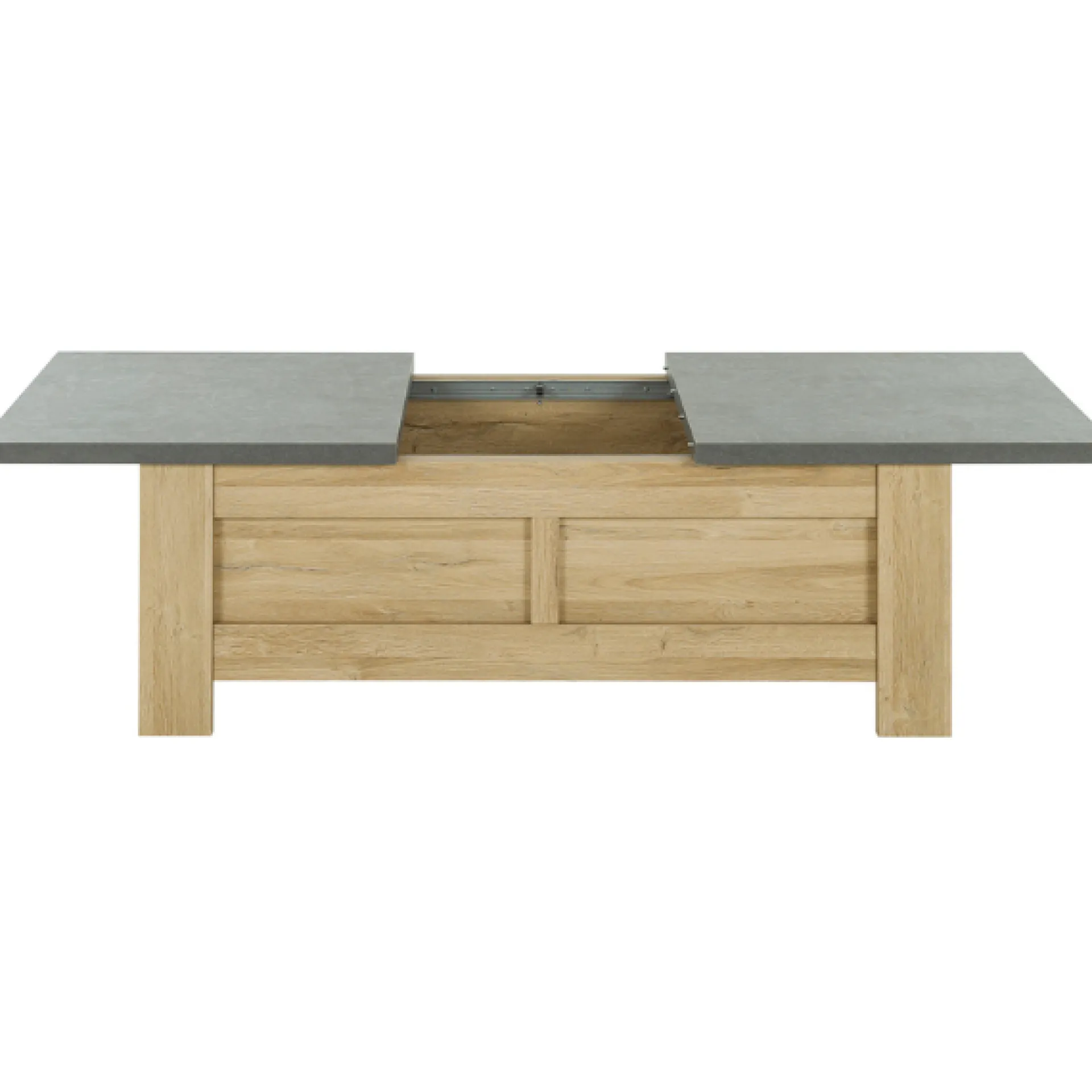 Gautier - Gami Couchtisch Candor mit Ablage - Eiche/Beton