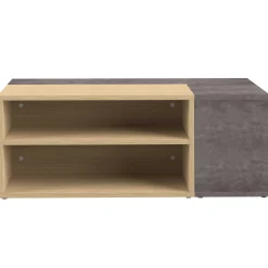 Symbiosis Couchtisch Cleo - Beton/Eiche