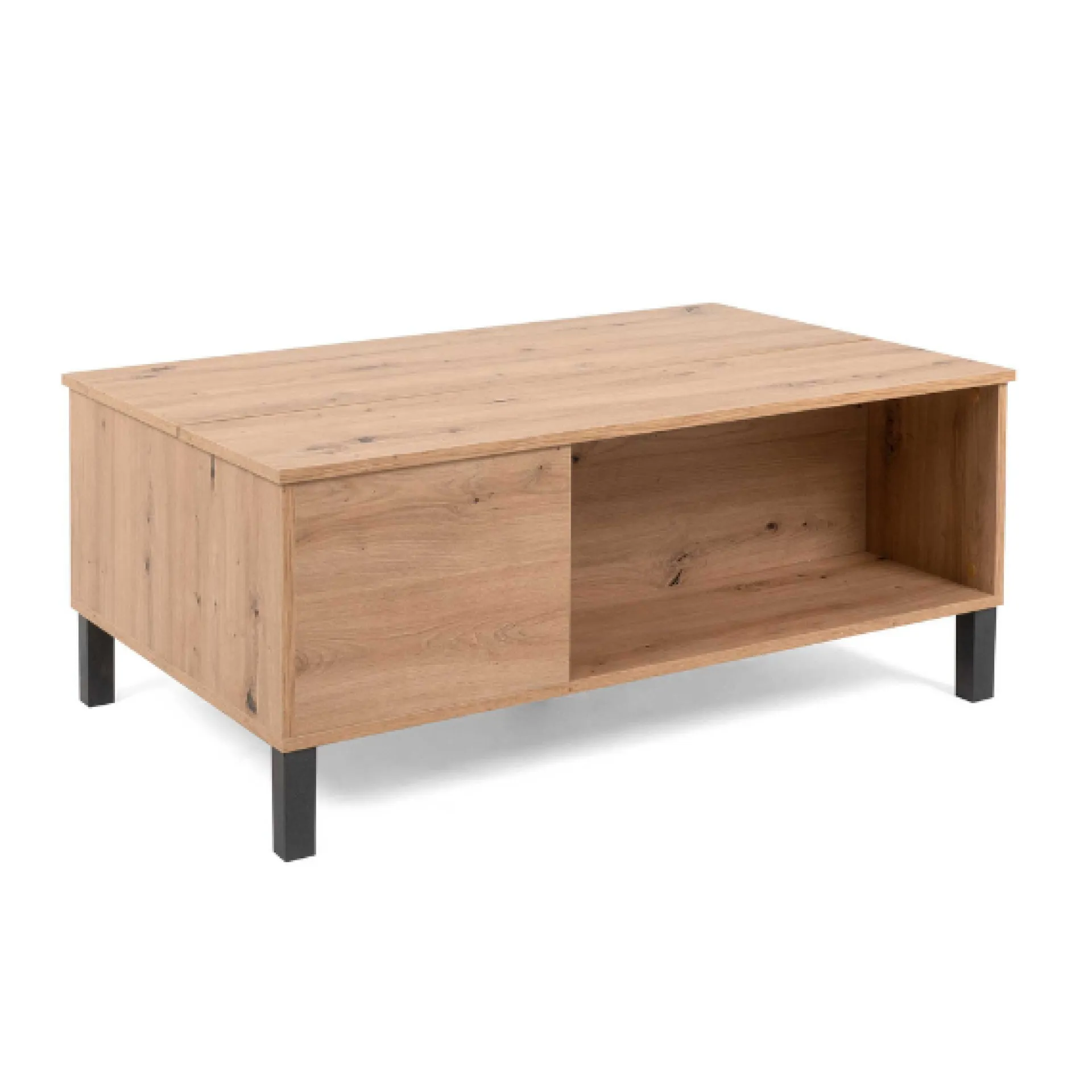 Finori Couchtisch Comas 103x67 mit 1 Tür - Eiche