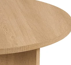Rousseau Couchtisch Drasir - Ø90x42cm - Eiche Dekor