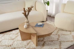 Emob Couchtische Orion - 60x90x30cm - 2er Set - Eiche Dekor