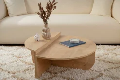 Emob Couchtische Orion - 60x90x30cm - 2er Set - Eiche Dekor