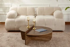 Emob Couchtische Orion - 60x90x30cm - 2er Set - Dekor Nussbaum