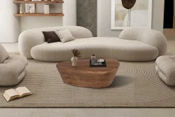 Rousseau Couchtisch Evariste | 107 x 78 x 30 cm | Mangoholz massiv