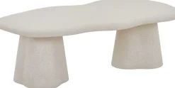 Rousseau Couchtisch Faro - 130x70x40cm - Zementfarbe -