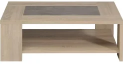 Parisot Couchtisch Fumay 105x73x37cm - Eiche Dekor/Beton