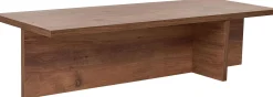 Emob Couchtisch Harbor - 100% MELAMINE - Atlantik-Kiefer - 30 x 45 x 120 cm