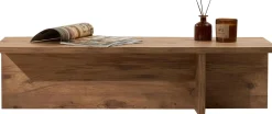 Emob Couchtisch Harbor - 100% MELAMINE - Atlantik-Kiefer - 30 x 45 x 120 cm