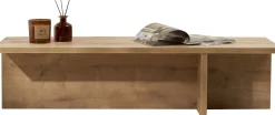 Emob Couchtisch Harbor - 100% MELAMINE - Saphireiche - 30 x 45 x 120 cm