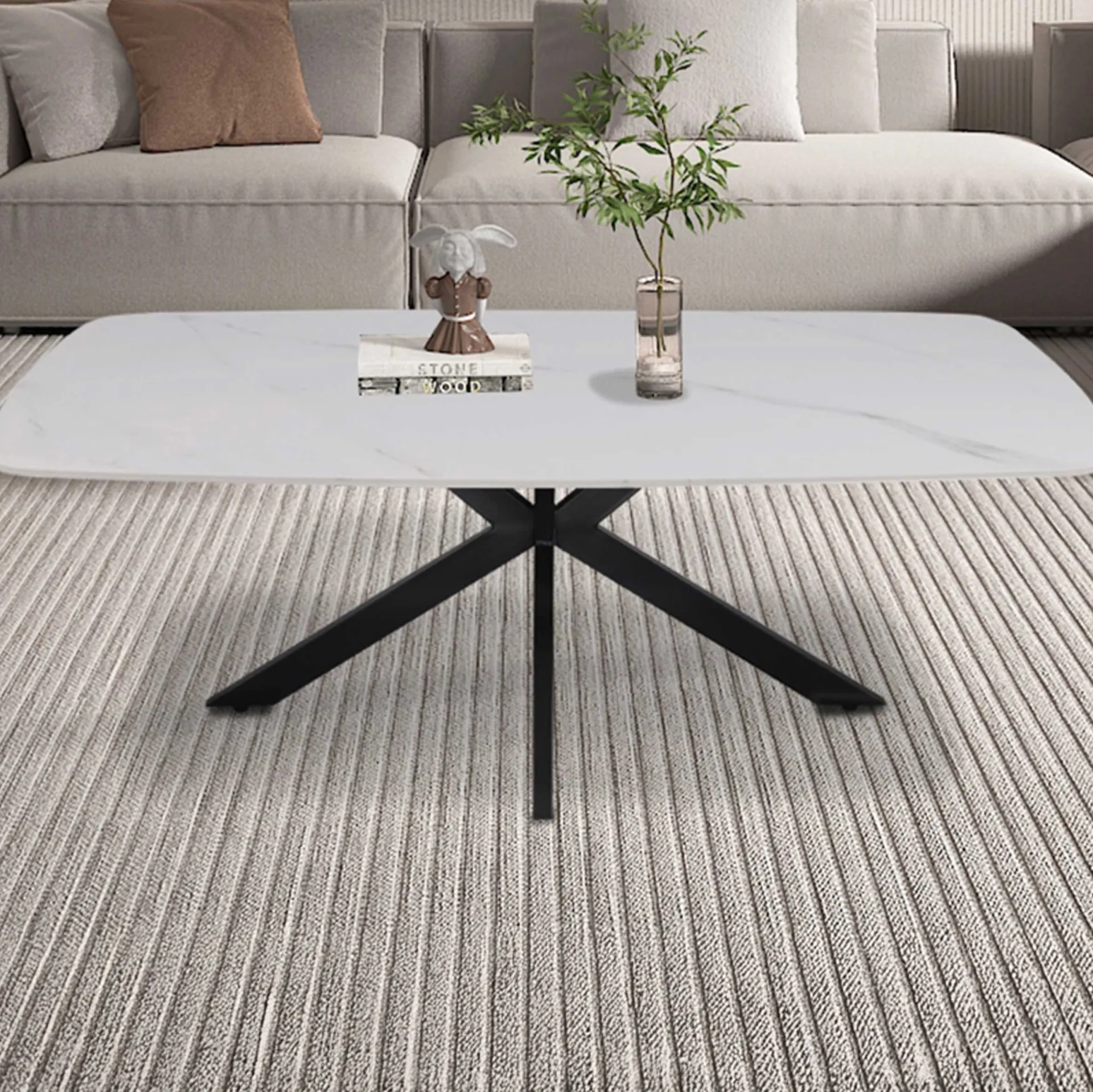 Rousseau Couchtisch Helios | 130 x 70 x 45 cm |