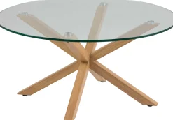Emob Couchtisch Hennie ø82cm - Eiche Dekor
