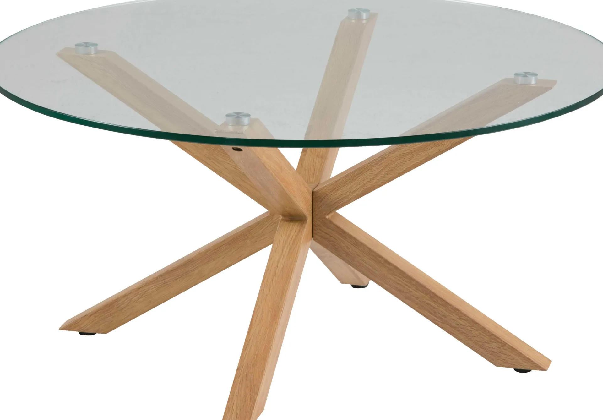 Emob Couchtisch Hennie ø82cm - Eiche Dekor