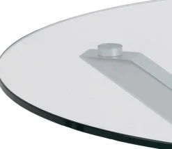 Emob Couchtisch Hennie ø82cm - Tischplatte aus Glas