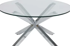 Emob Couchtisch Hennie ø82cm - Tischplatte aus Glas