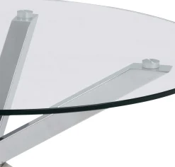Emob Couchtisch Hennie ø82cm - Tischplatte aus Glas