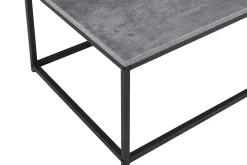 Rousseau Couchtisch in Betonoptik - Dallas | H-H 40 x B-L 120 x T-P 60 cm