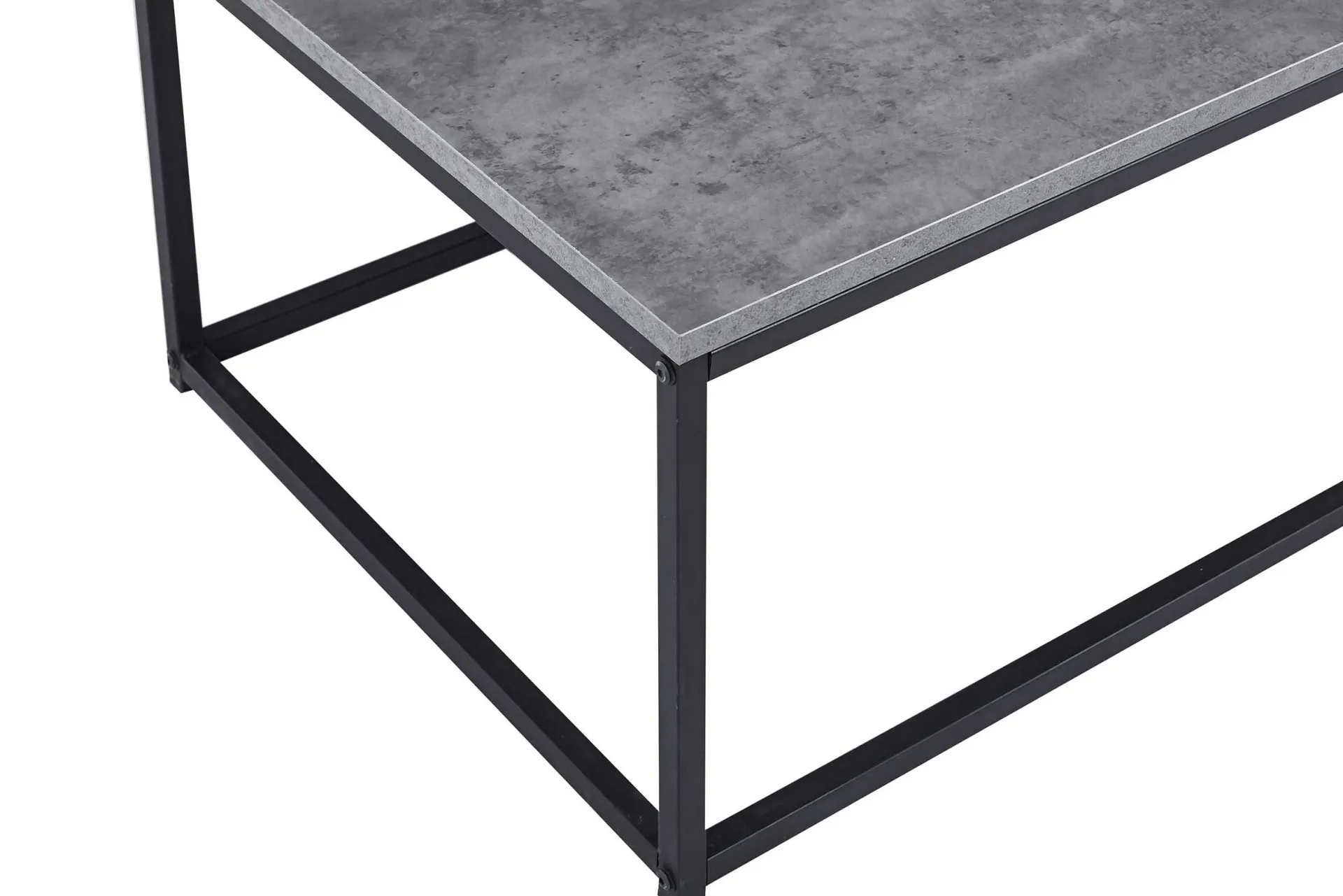 Rousseau Couchtisch in Betonoptik - Dallas | H-H 40 x B-L 120 x T-P 60 cm