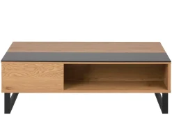 Emob Couchtisch Izzy 110cm - Eiche/schwarz