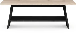 CBA Couchtisch Jacynthe - 91x45x34cm - Eiche Dekor/Betonoptik