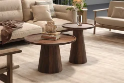 Rousseau Couchtisch Juliana | Ø65 x 40 cm | Mangoholz