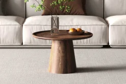 Rousseau Couchtisch Juliana | Ø65 x 40 cm | Mangoholz