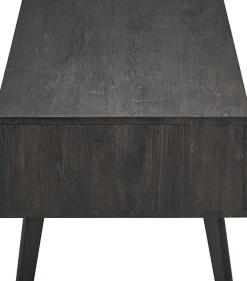 Rousseau Couchtisch Justine - 120x60x45cm - verstellbar - mit Ablage - dunkel