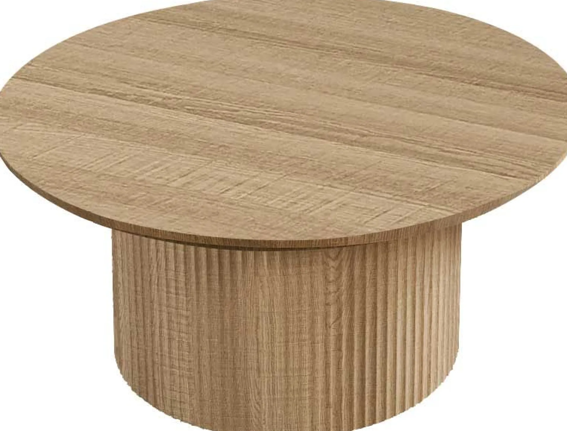Rousseau Couchtisch Lagos - Ø80x38cm - Eiche Dekor