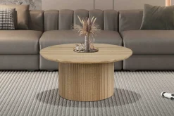 Rousseau Couchtisch Lagos - Ø80x38cm - Eiche Dekor