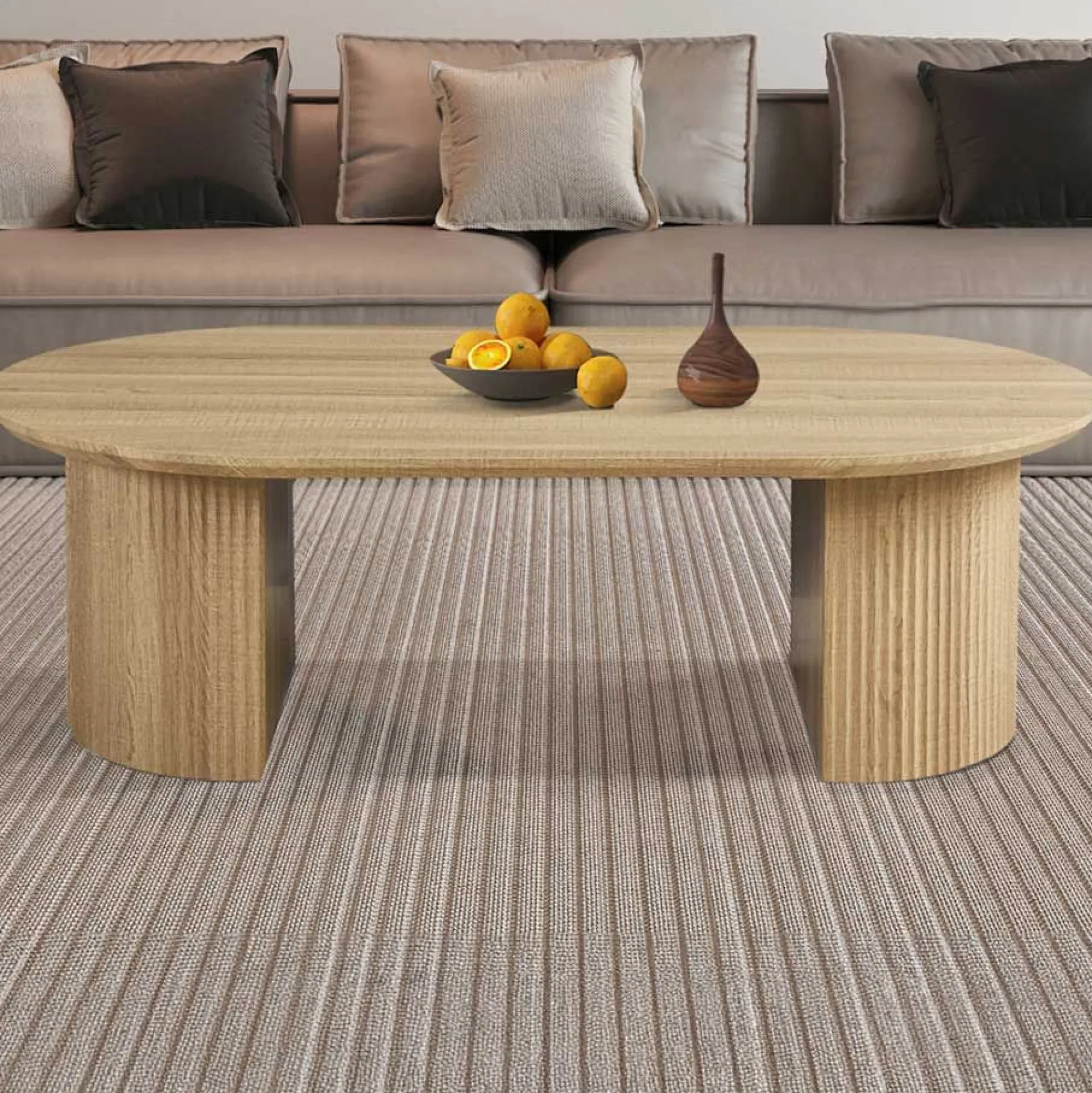 Rousseau Couchtisch Lagos - 120x70x38cm - Eiche Dekor
