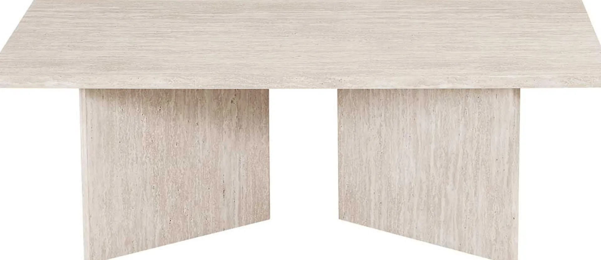 Rousseau Couchtisch Litar - 125x65x42cm - Travertin