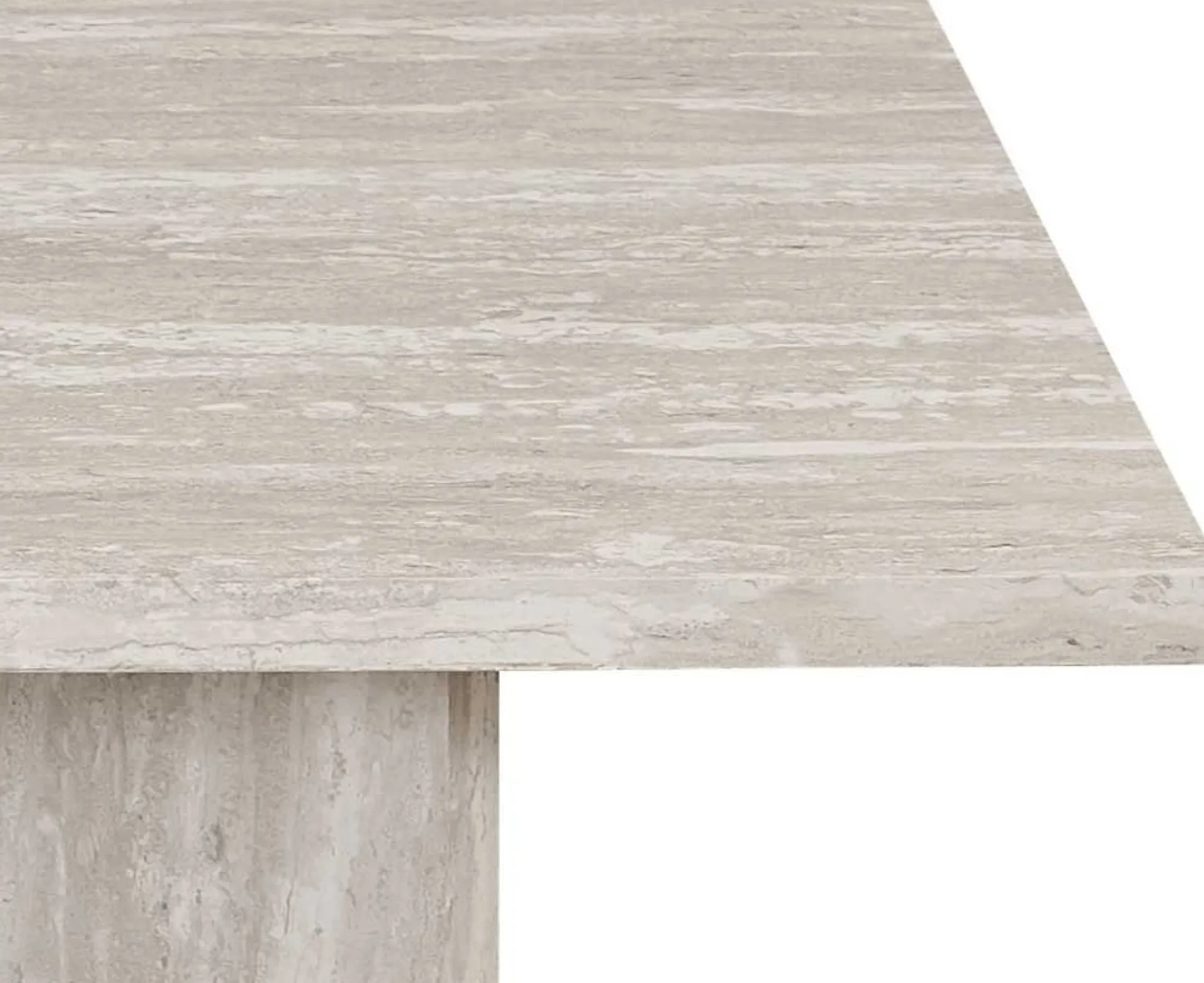 Rousseau Couchtisch Litar - 125x65x42cm - Travertin