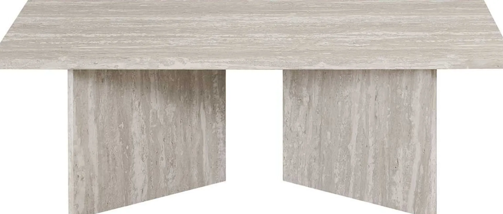 Rousseau Couchtisch Litar - 125x65x42cm - Travertin