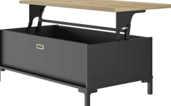 Gautier - Diagone Couchtisch Manchester | Mit Ablagefläche | 109 x 60 x 36 cm | Helvezia Oak Design